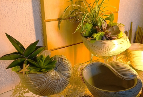 Muschelvase-